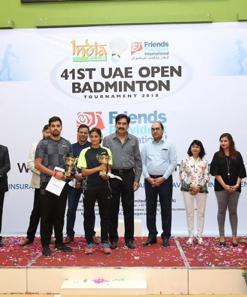 41st UAE Open Badminton Tournament 2018 Finals & Prize Distribution