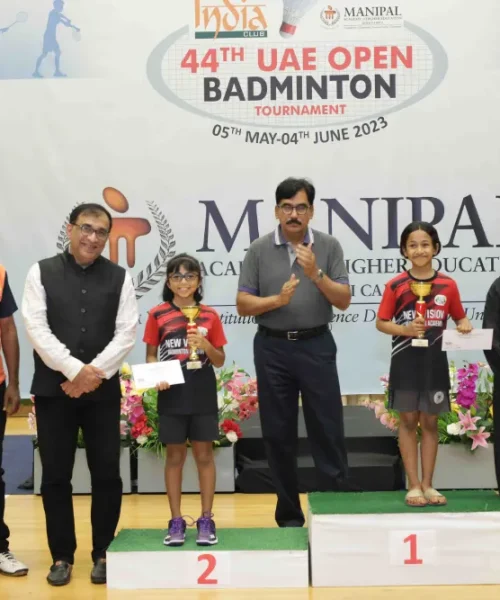 India Club UAE Open Badminton gold junior final 22-05-2023