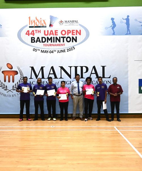 CSR ACTIVITY UAE OPEN BADMINTON TOURNAMENT 15-05-2023