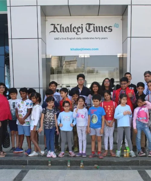 Kids Visit to Khaleej Times 26-01-2019
